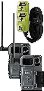 SPYPOINT Link-Micro-LTE Twin Pack of Cellular Trail Cameras 10MP with Two Reinforced Straps (Link-Micro-LTE-V)