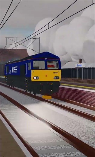66750 at birchmoor #lakesiderail #class66 #admin