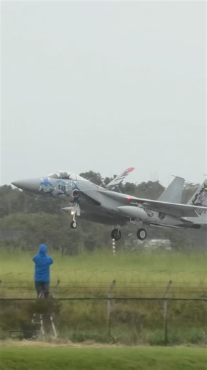 これが第306飛行隊のスペシャルマーキング！明日の小松基地航空祭2025は、晴れて欲しい！