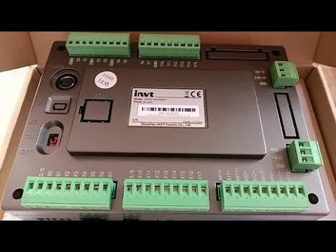 INVT Integrated PLC HMI PLC programme upload | INVT vs070 1614 MDR1 | INVT Autostation software |