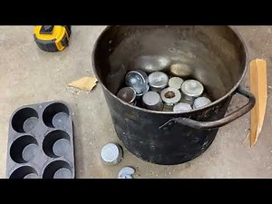 Making Zincgots, Melting Zinc in the Wood Stove
