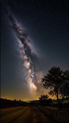 The Milky Way Like You’ve Never Seen It 🌌#shorts #galaxy #milkyway #photography #fyp #night #sky