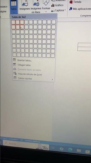 Cómo insertar tablas en office Word #office #word #tablasdemultiplicar