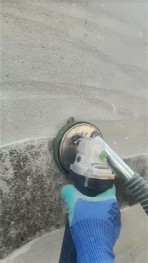 Grinding Concrete Without the Dust! 🌪️🚫 #shorts