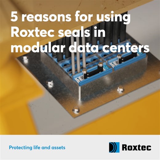 Discover why Roxtec sealing solutions are ideal for prefabricated modular enclosures, such as containerized power generators and cooling units.