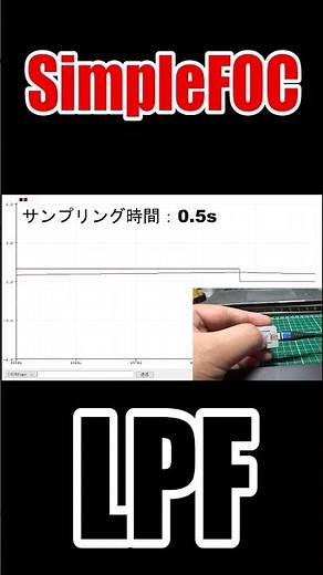 #Shorts #フィルタ #LPF #ローパスフィルタ #SimpleFOC #ESP32 #電子工作