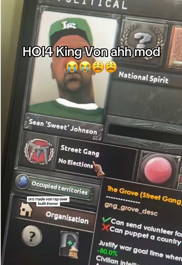 Grove Street in HOI4: GTA SA Inspired Gameplay