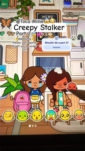 Creepy Stalker!😰 #tocaboca #toca #tocalifeworld #aesthetic #fyp #viral #creepy