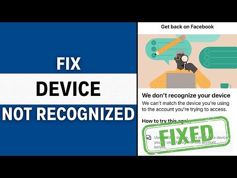 How to FIX "We don't recognize your device" problem | Facebook Problem Solved