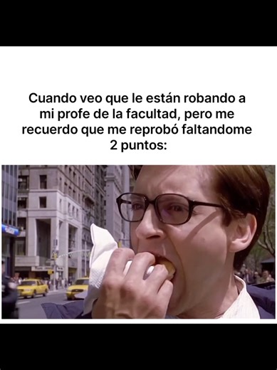 Buena decisión del Hombre Araña en la clase