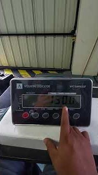 Balanza WATERPROOF ajuste de peso del indicador Calibración del indicador
