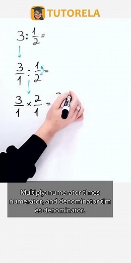 Mastering Division by Fractions: 3 ÷ 1/2 Explained #Math #MixedFractions