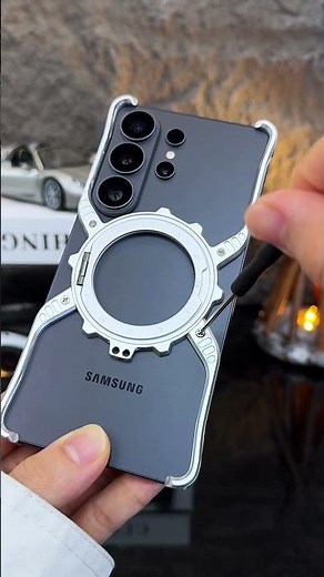 #Samsung S26 Ultra New Metal Magnetic Stand# Drop-proof Phone Case - So unique!