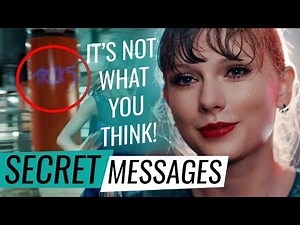 Taylor Swift- Delicate Music Video | HIDDEN MEANINGS