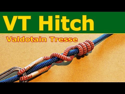 How to tie the VT knot or Valdotain Tresse