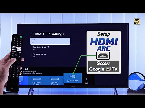 How To Setup HDMI CEC - eARC - ARC on Sony Google TV! [Enable]