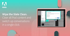 Try out Clear content on Adobe Connect 12.5. In a single click, you can now clear all your content in a single click and start fresh discussions and sessions in a jiffy. Learn more: https://adobe.ly/3bptKFp #AdobeConnect #VirtualLearning #WhatsNew | Adobe Connect