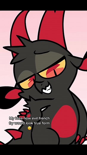 Evil French Fry True Form: Concept Animation Drawing