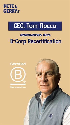 We’ve always believed business can, and should, be a force for good. That’s why becoming the first egg company to certify as a B Corp was never the finish line, and why re-certifying today matters just as much. This milestone isn’t about holding a title. It’s about holding ourselves accountable: to our farmers, our hens, our planet, and to you. 🌎 Here’s to raising the standard, again and again. 💙 | Pete & Gerry's