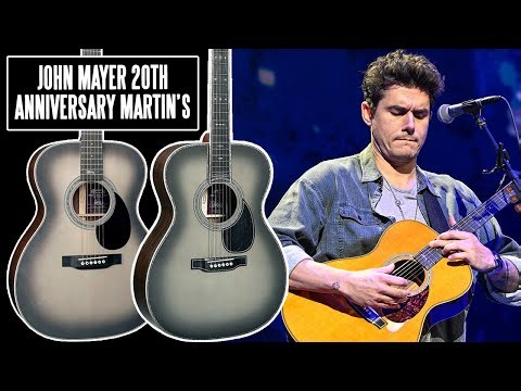 NEW John Mayer 20th Anniversary Signature Martin Guitars OMJM & OM-45