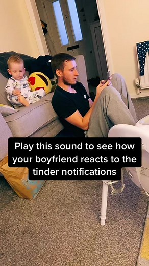 Funny Tinder Notification Prank on Boyfriend