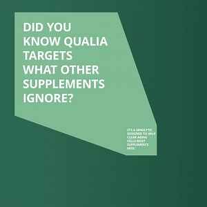 Most supplements skip this step. Qualia Senolytic™ is formulated to support your body’s natural processes for clearing out old cells—part of a smarter approach to healthy aging. | Qualia