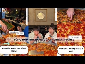 Tieu Bao Mukbang Compilation Part 3: $80 Seafood Buffet + 32-Inch Pizza Feast!