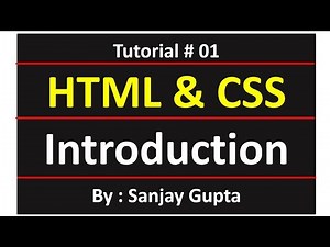 01 HTML | Fundamentals and How to run HTML code | Learn Programming by Sanjay Gupta