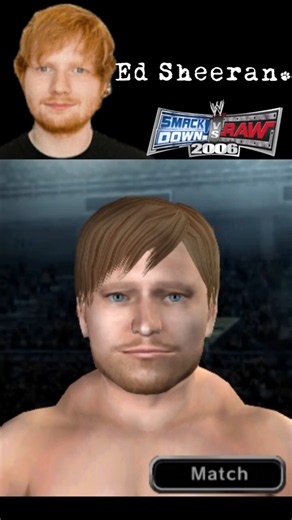 Ed Sheeran SVR 2006 Creation #wwe #cawuniverse #retrogaming #svr2006 #edsheeran #ginger #macklemore