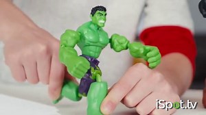 Marvel Spider-Man & Avengers Bend and Flex Figures TV Spot, 'Freeze'