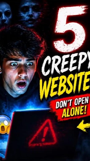 5 Creepy Websites You Should Never Open Alone 😨#shorts