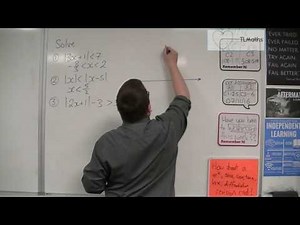 OCR MEI Core 3 3.05 Examples of Solving Modulus Inequalities