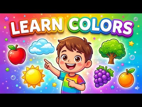 Learn Colors for Kids 🌈 | Color Names with Fun Objects | Preschool Learning Video