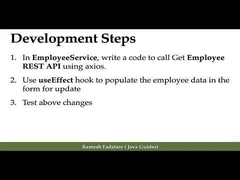 144 Connect React App to Get Employee REST API