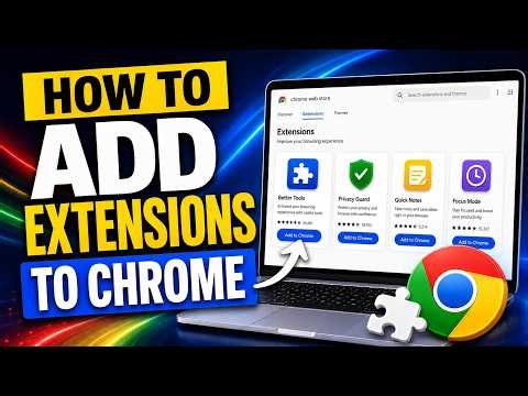 How To Add Extensions in Chrome on PC & Laptop