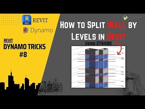 How to Split Wall by Levels in Revit using Dynamo | Split wall in Revit