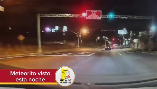 #ÚltimaHora | Cámara de seguridad en San José de la Montaña de Barva y en la salida de Heredia por La Valencia, captaron el meteorito que se vio hace pocos minutos. #CostaRica #Heredia #meteorito