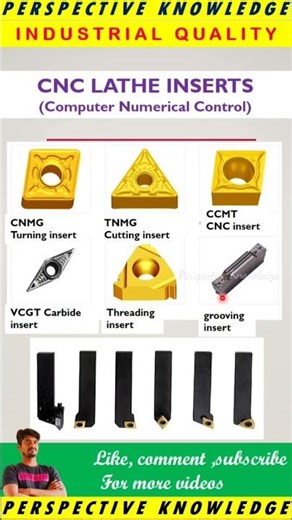 types of inserts in CNC lathe machine | CNC programming codes in Tamil #cnc #cncprogramming #lathe
