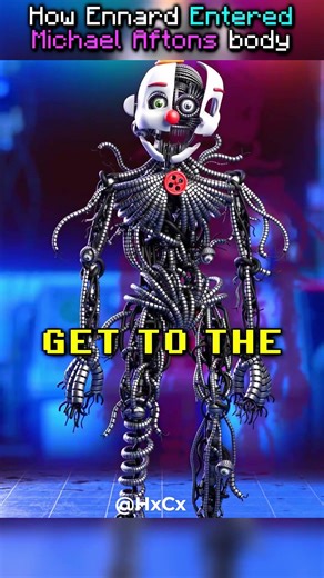 How Ennard Entered Michael Afton in FNAF Sister Location #fnaf