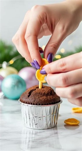 How to make cornflake pinecones 🤎 Easy festive treat recipe #chocolate #baking #holiday