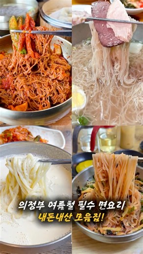 ❌의정부 내돈내산 여름철 면요리 맛집 모음!❌ #의정부맛집 #의정부평양냉면 #의정부함흥냉면 #의정부콩국수 #의정부비빔국수
