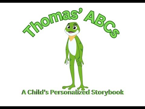 Thomas' ABC Animal Learning Storybook - Personalized kids' Video