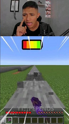 Macam" Ketahanan Batrai HP versi MINECRAFT😱 #shorts #minecraft
