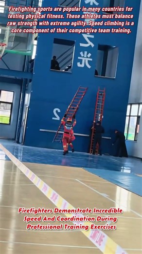 Firefighters Demonstrate Incredible Speed And Coordination During Professional Training Exercises