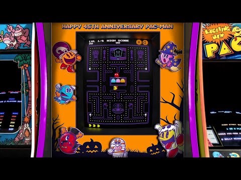 Pac-Man (Google Doodle Edition) Realistic Arcade Bezel using The Mega Bezel Shader