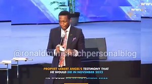 1K views · 74 reactions | Testimony Prophet Uebert Angel was supposed to die in November 2022. Hear his testimony of how God used Pastor Chris to turn this around. | Ronald Mimshach Personal Blog | Facebook