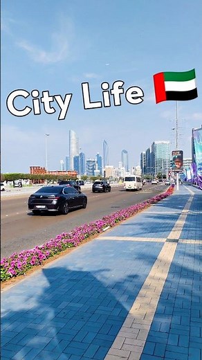 Exploring Abu Dhabi City Life in 4K: Vibrant Streets and Skyline, UAE 🇦🇪