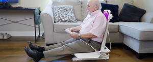 Upgrade Electric Lift Chair,Get Up from Floor for Seniors & Disabled,Raises Up to 20",Net Weight 24 LBS,Support Max 308 LBS,IPX8 Waterproof Bath Lift Chair for Tub,No Assembly(Purple)