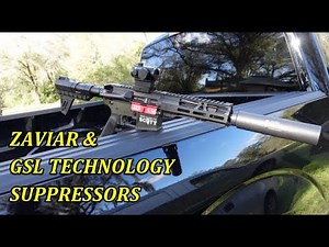 GSL Technology & Suppressor on Zaviar 7.5 AR Pistol