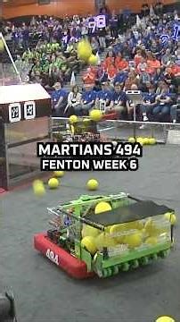 Martians 494 finalists at the 2026 Fenton event week 6 #rebuilt #frc #robotics